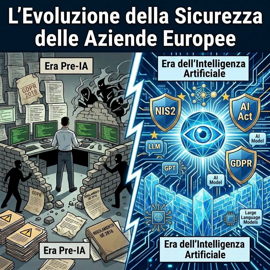 L'evoluzione della sicurezza nelle aziende europee: dall'Era Pre-IA all'Era dell'Intelligenza Artificiale